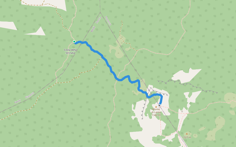 Percorso 901 - Monte di Lama