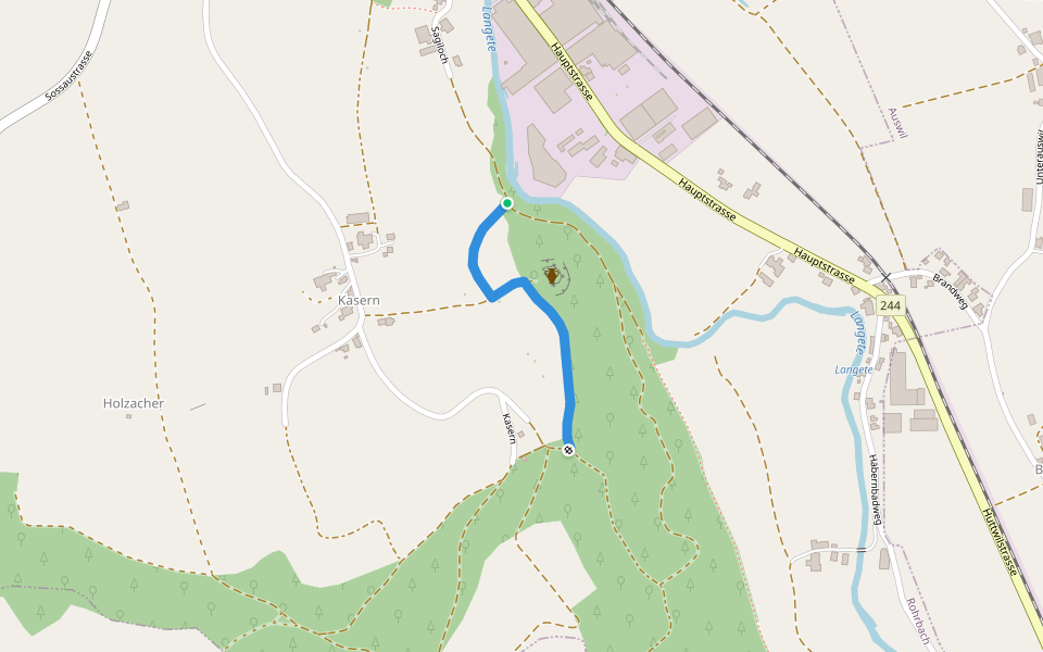 fixme-fixme walking route map in Rohrbach