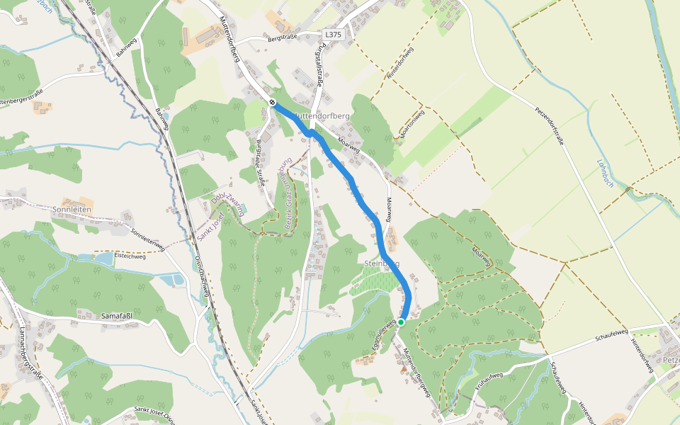 Wanderweg 20 walking route map in Tobisegg