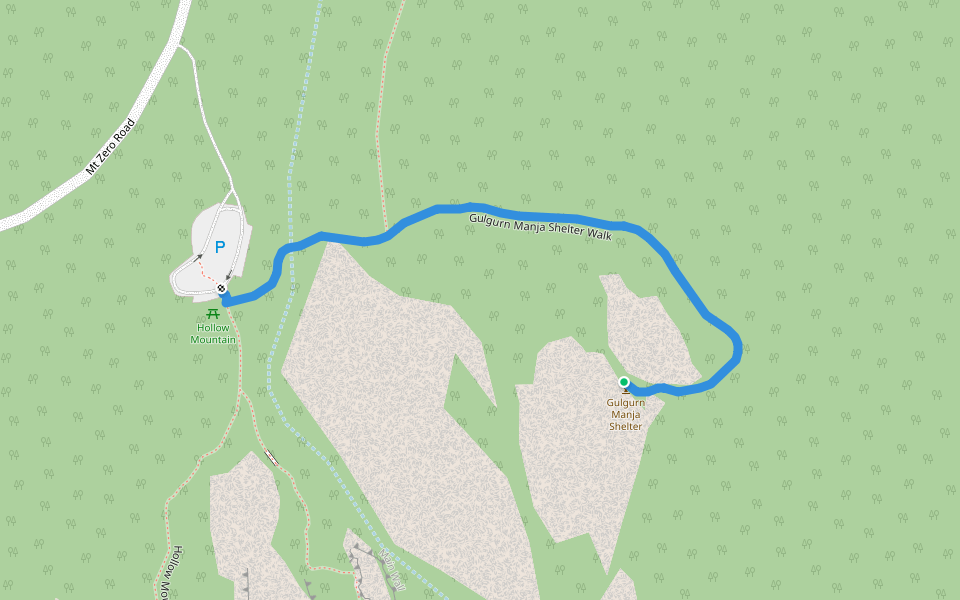 Gulgurn Manja walking route map in Laharum