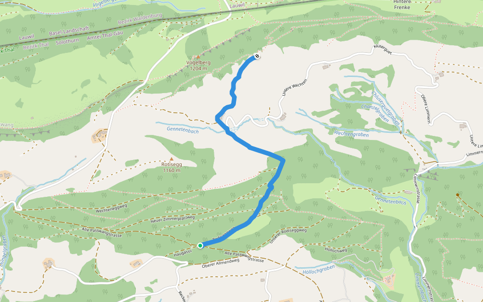 Rotisegg - Berghaus Obere Wechten