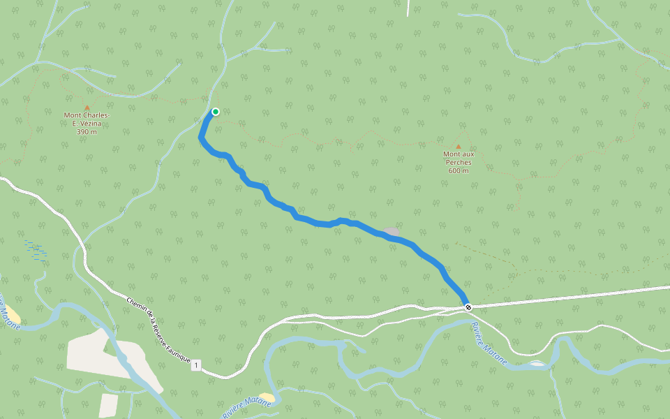 SIA, 5-Sentier d'accès walking route map in Saint-Jean-de-Cherbourg