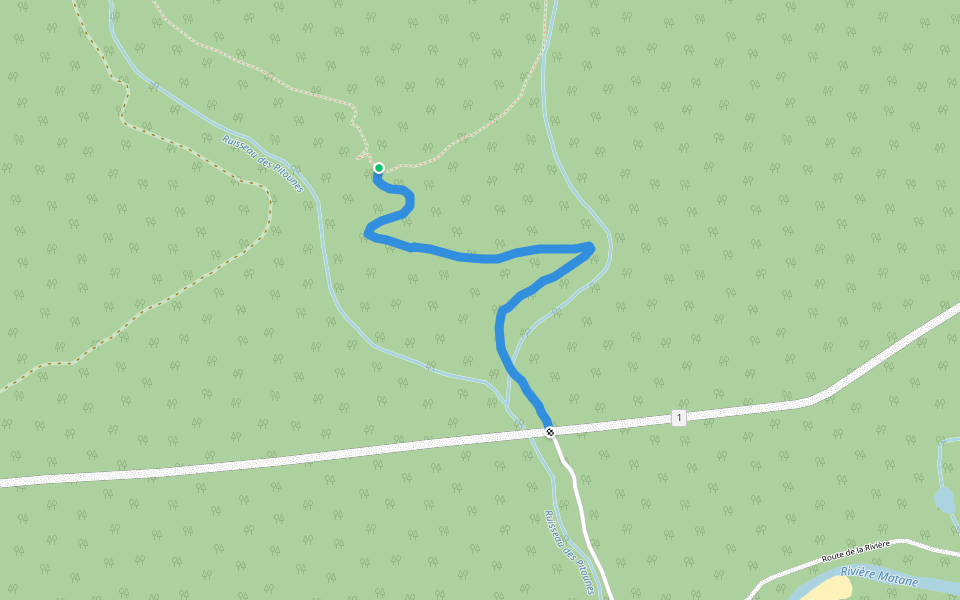 SIA, 5-Sentier d'accès walking route map in Saint-Jean-de-Cherbourg