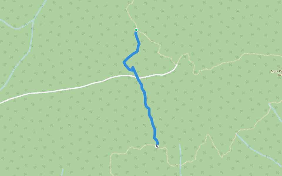 SIA, 5-Réserve faunique de Matane, route alternative walking route map in Causapscal