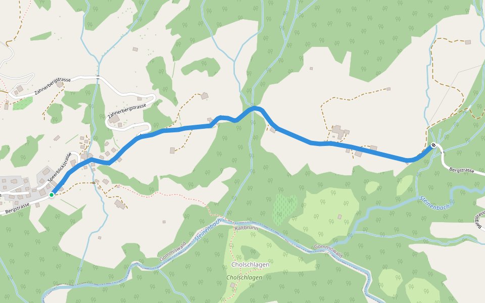 Zinggenberg-Büsserberg walking route map in Gommiswald