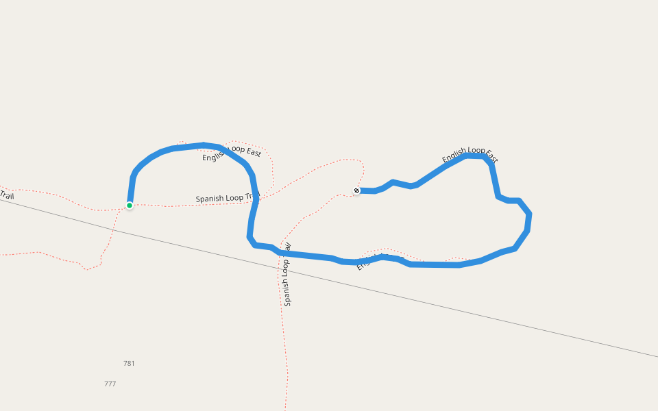 English Loop East walking route map in Harford