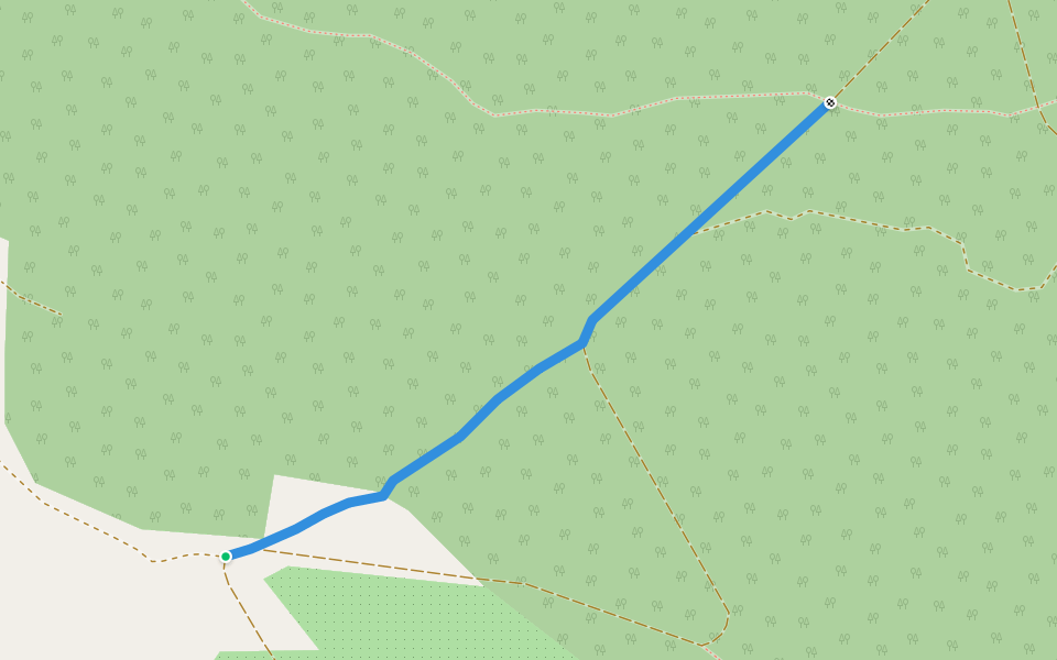 Shlyah Ploteni walking route map in Yarok