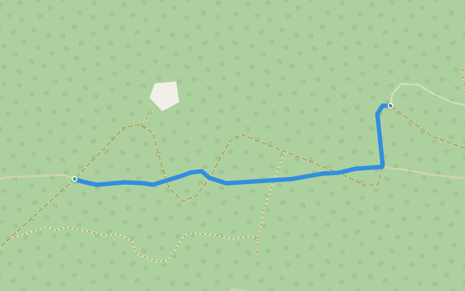 Shlyah Ploteni walking route map in Yarok