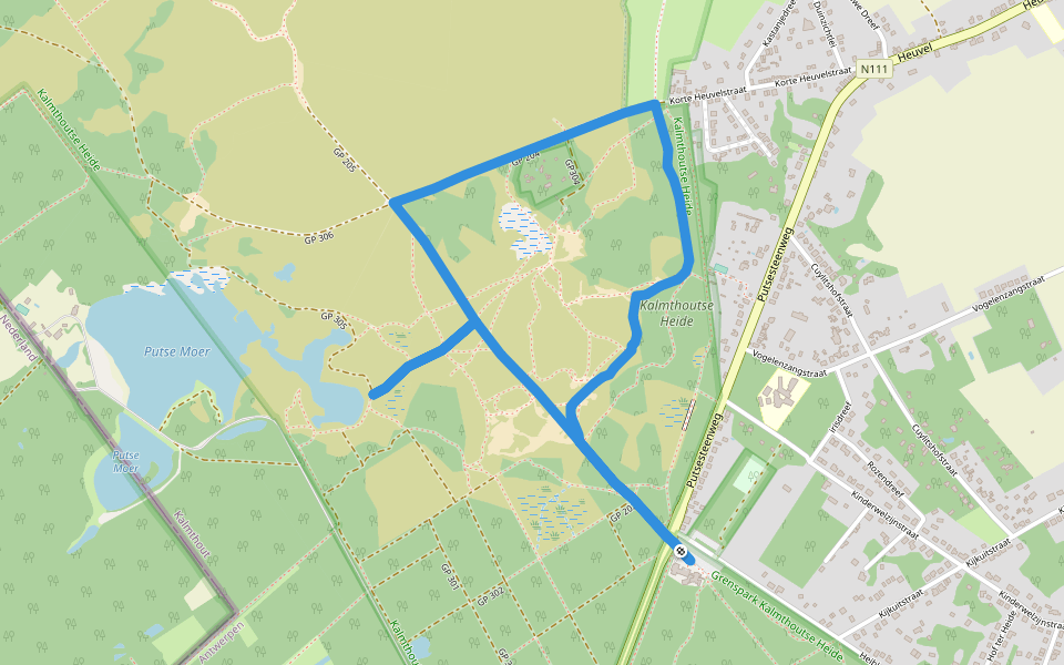 Wandelpad Rups