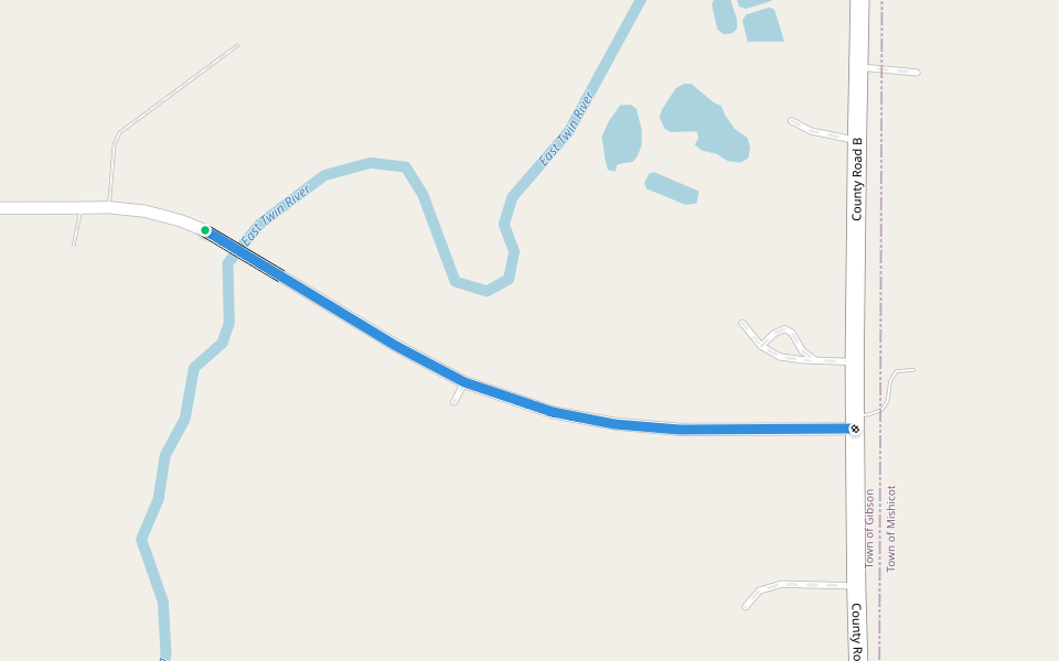 IAN wh-r walking route map in Mishicot