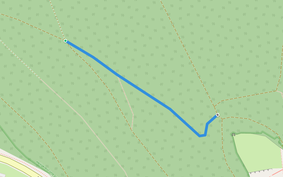 Hinter der Burg - Schloßbergsattel