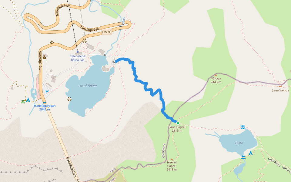 Lacul Bâlea - Șaua Capra