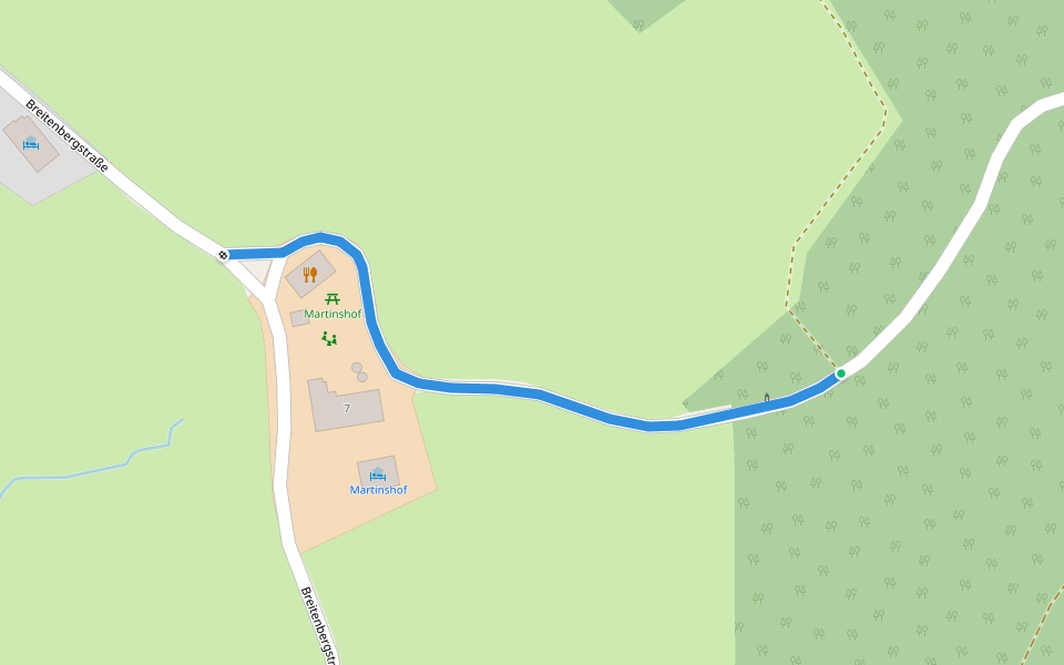 Am Bildstöckle - Martinshof walking route map in Bad Peterstal-Griesbach