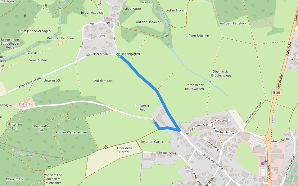 Drabenderhöhe Rundweg A4 walking route map in Wiehl