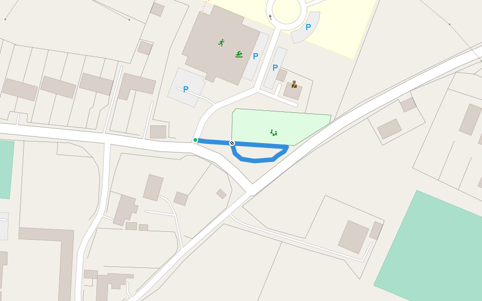 Whalsay Wild Garden walking route map in Symbister