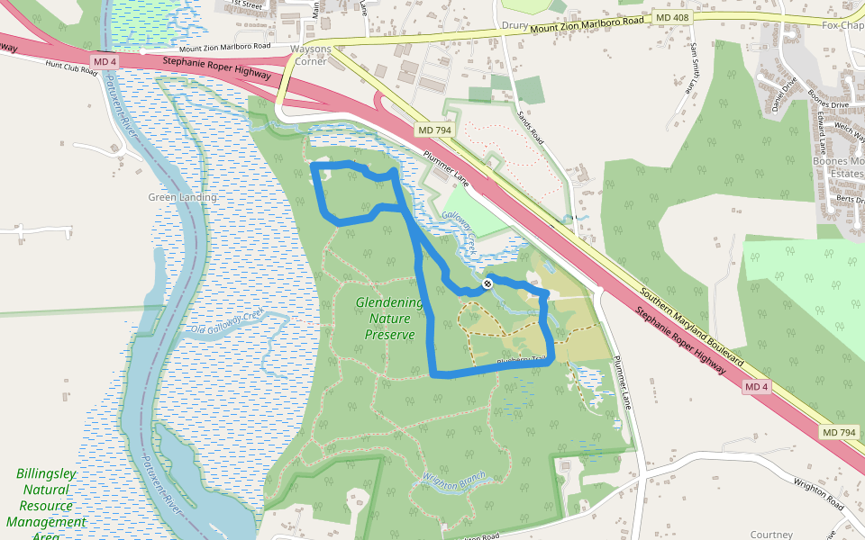 Glendening - Green Loop Hiking Trail - Lothian, Maryland | Pacer