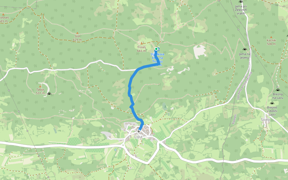 P0351 walking route map in Lipa