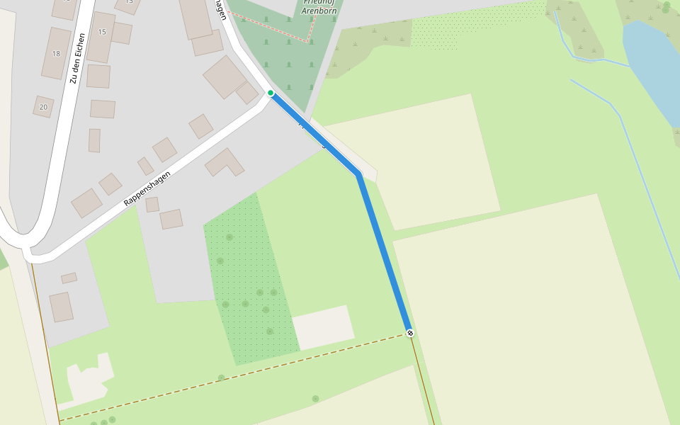 Rundweg Arenborn 4 walking route map in Wesertal