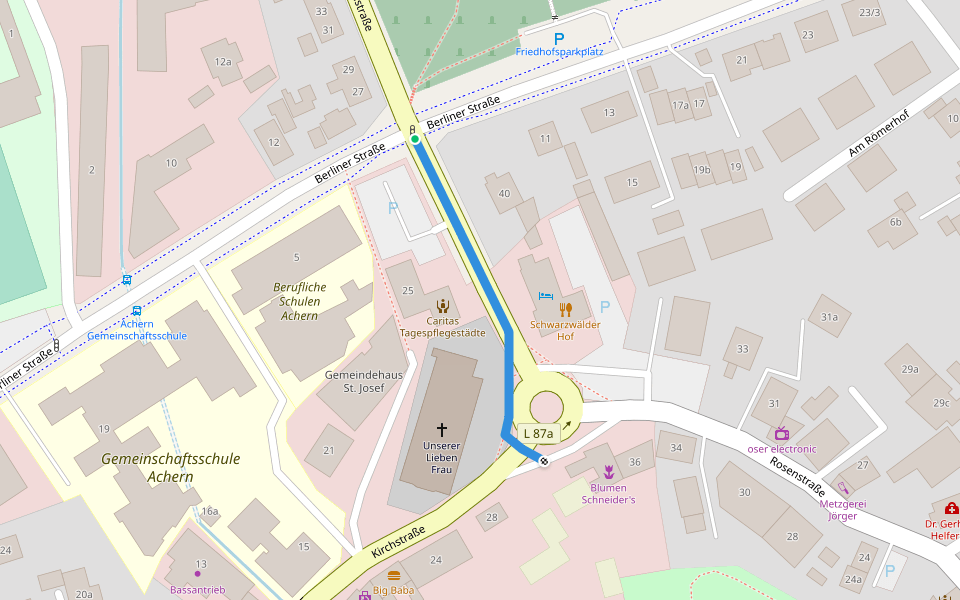 Achern Friedhof - Achern Katholische Kirche