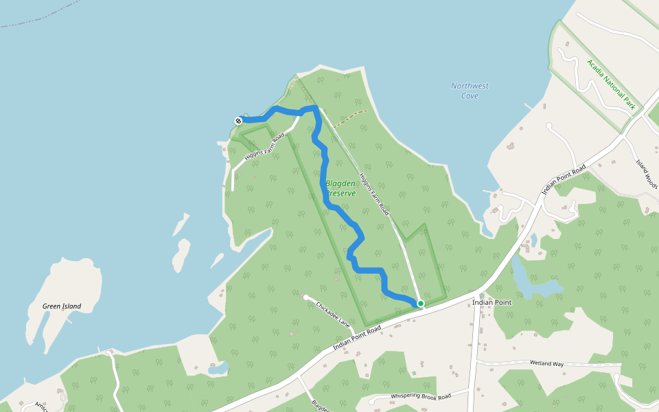 Indian Point Trail Walking and Running Bar Harbor, Maine Pacer