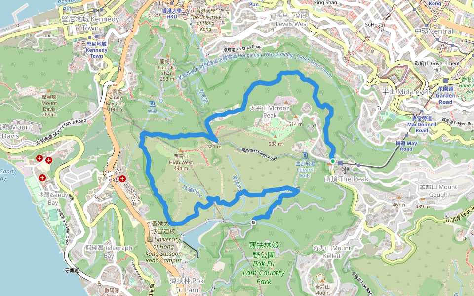 港島徑第1段 Hong Kong Trail Section 1