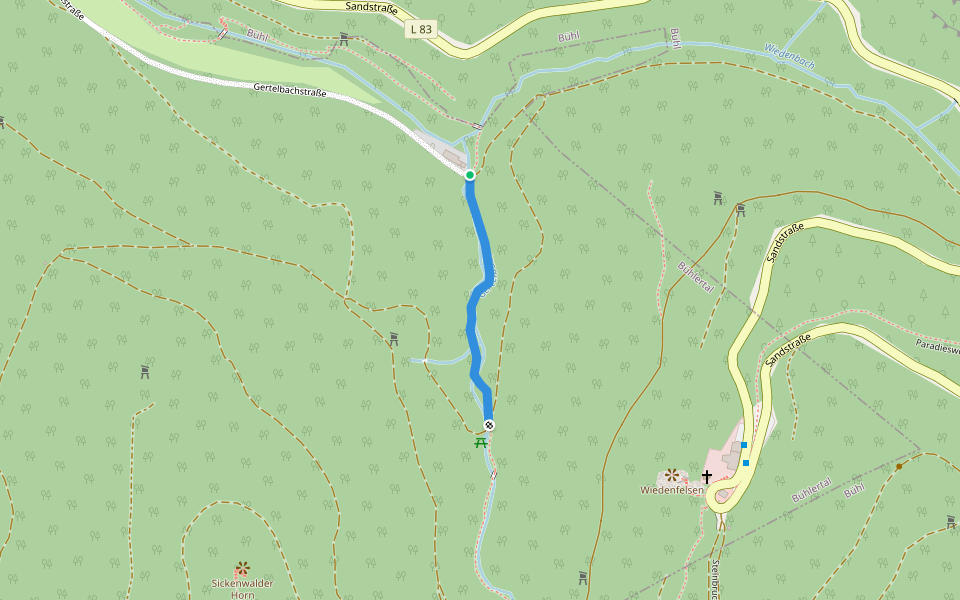 Gertelbach-Wasserfälle - Gertelbach Roßgumpen