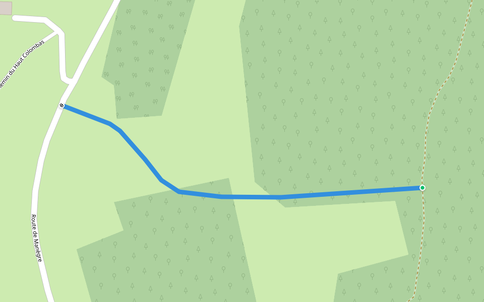Liaison Eglise-Neuve-d'Issac - Les Lèches walking route map in Église-Neuve-d'Issac