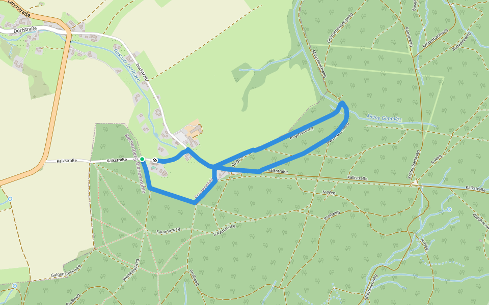 Nassauer Trimm-Dich-Pfad walking route map in Frauenstein