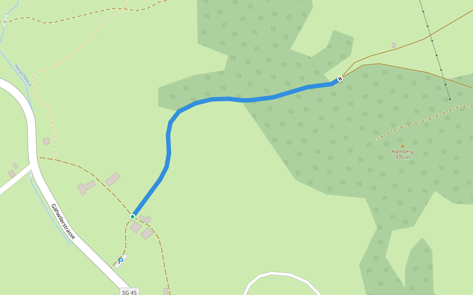 Nord - ? - fixme walking route map in Kirchberg