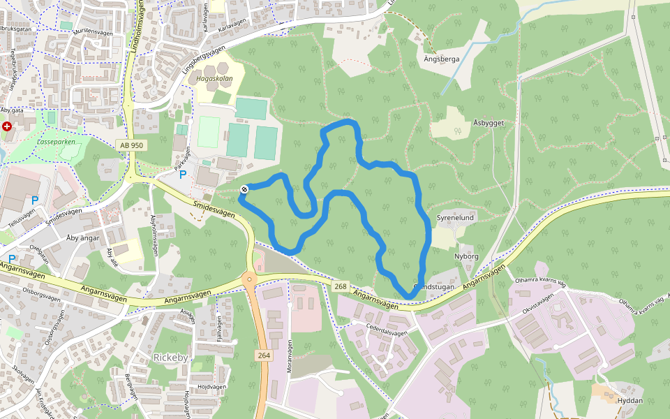 Vallentuna IP 2.6km röd