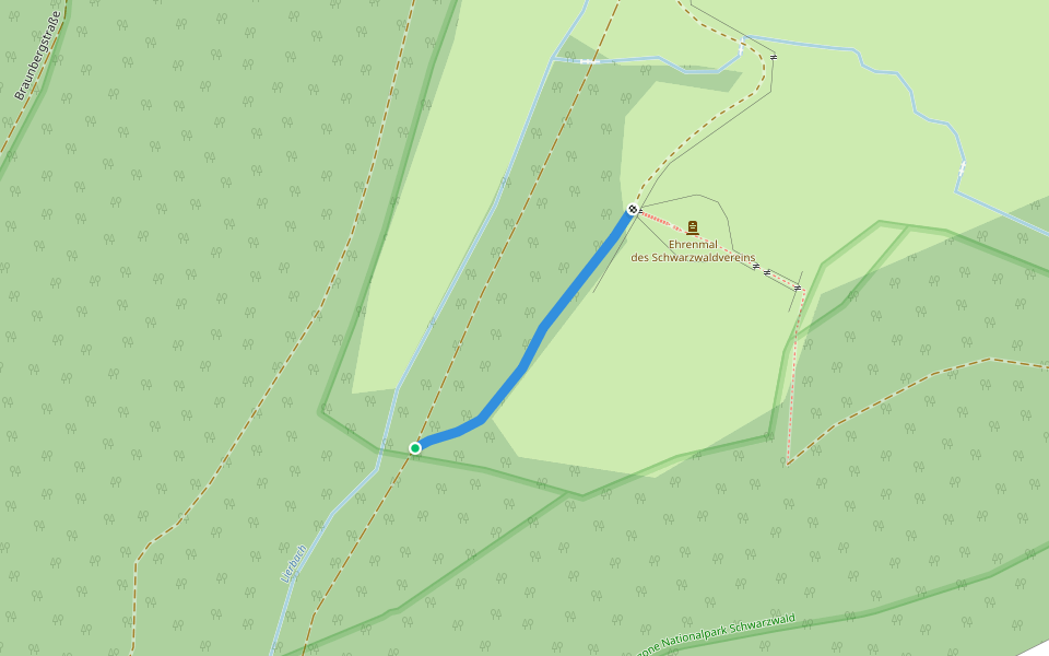 Aufgang SWV-Ehrenmal - Ehrenmal Schwarzwaldverein