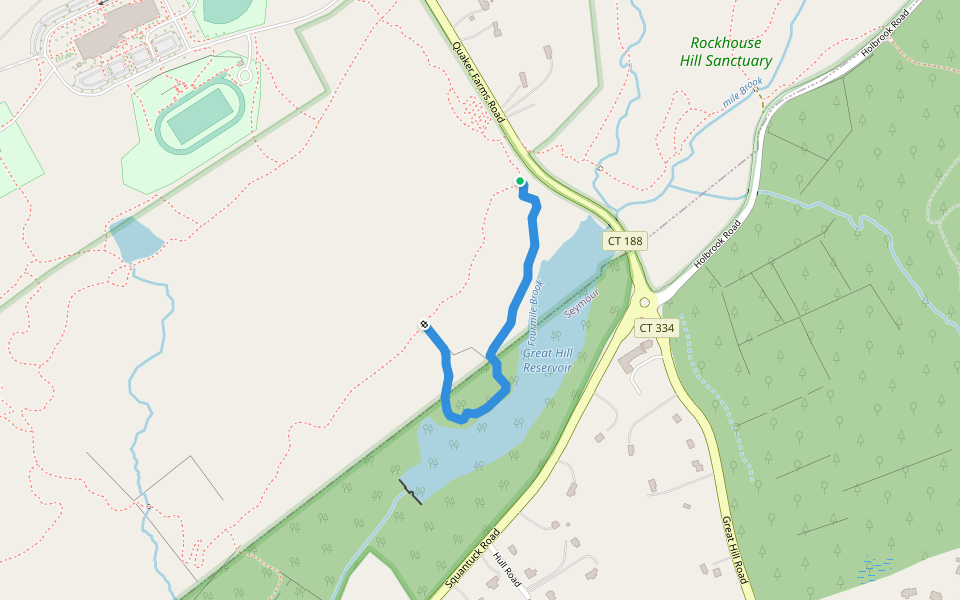 Eager Beaver walking route map in Oxford