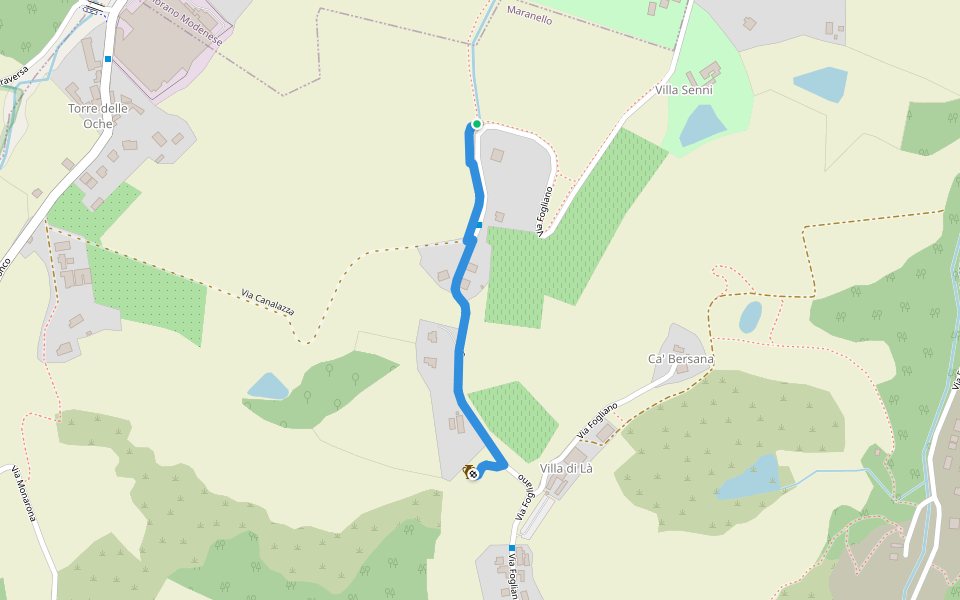 Il Cammino di Santa Giulia - T015V02IT Itinerario Torre della Strega