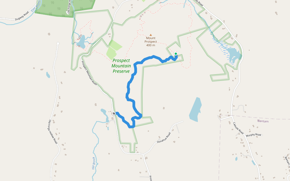 Graham Thompson Trail walking route map in Litchfield