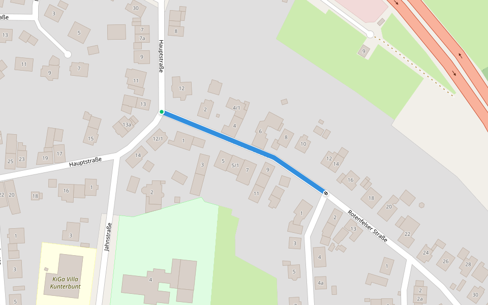 Rotenfelser Straße - Waldstraße