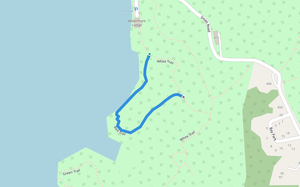 Red Trail in New York | Walking Map