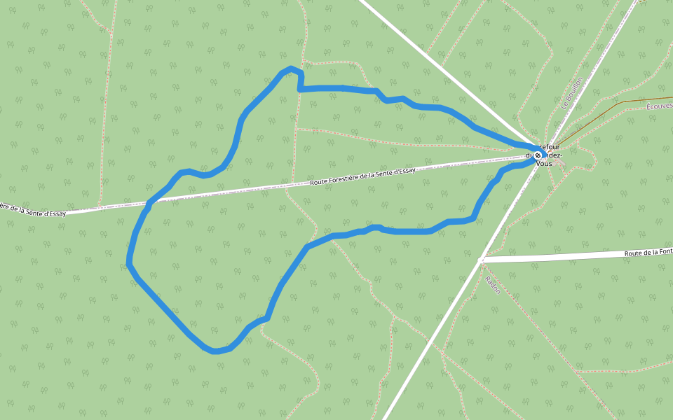 Discovery trail "Forest management" Hiking Le Bouillon, Normandie Pacer