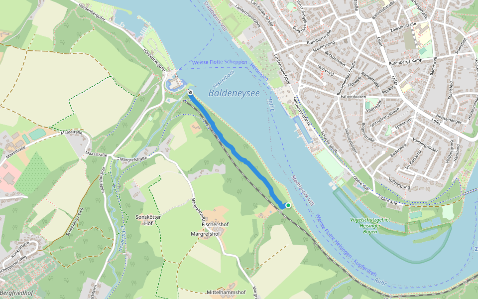 BaldeneySteig - Steilstrecke