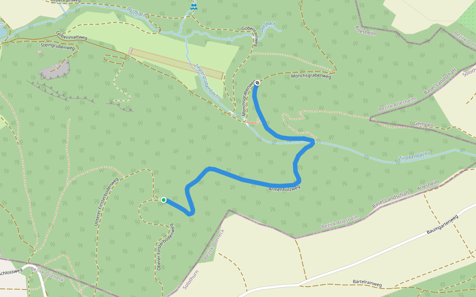 ? - Arlesheim? - fixme walking route map in Arlesheim