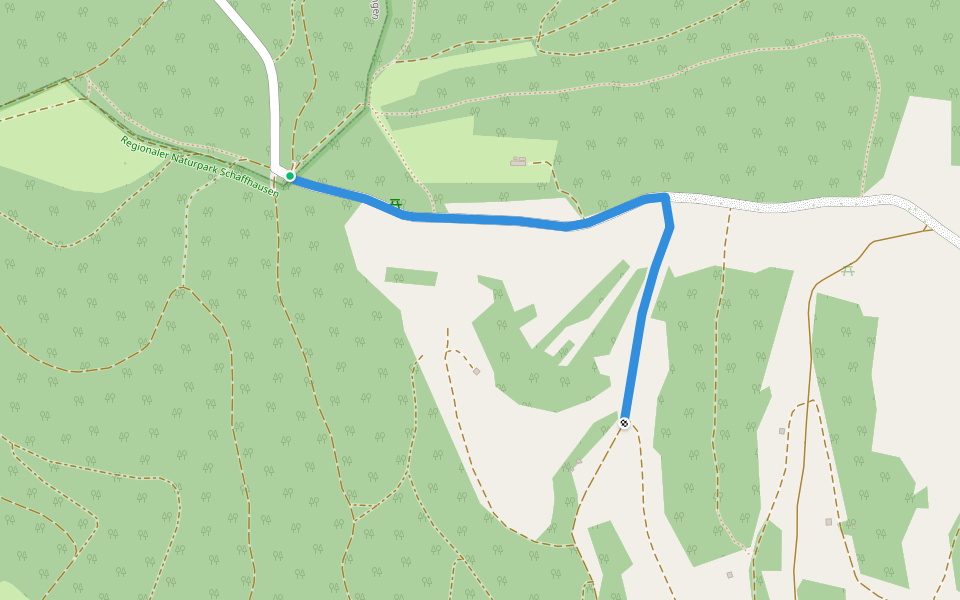 Mäserich - Hemmental? - fixme walking route map in Beggingen