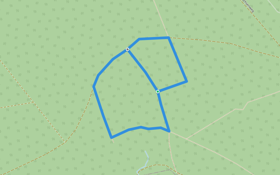 Alter Forstgarten walking route map in Königstein im Taunus