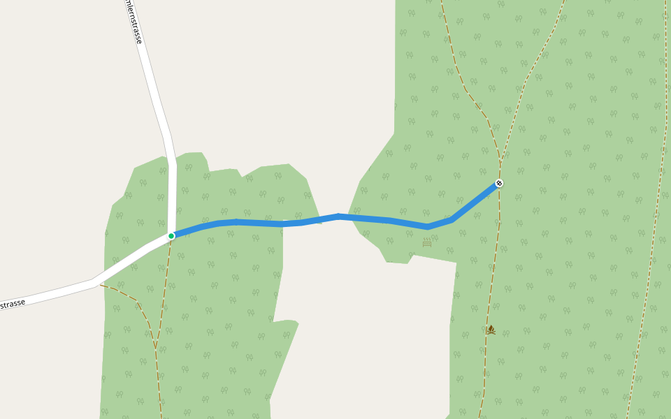 Nessleren - Hinter Chapf? / Cheer? / Münsingen? - fixme walking route map in Gerzensee