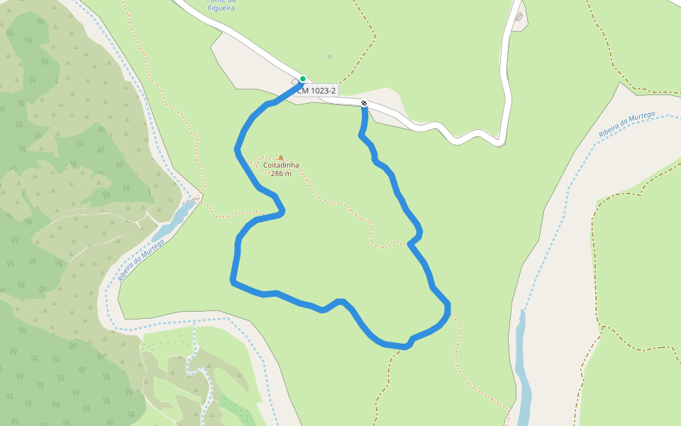 Estação da Biodiversidade do Parque de Natureza de Noudar walking route map in Barrancos