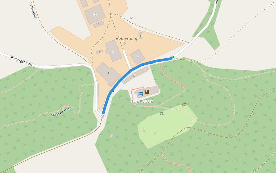 Rotberg - Metzerlen? / Rodersdorf? / Burg? - fixme walking route map in Metzerlen-Mariastein