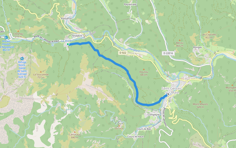 La Haute Vallée de la Mare Variante