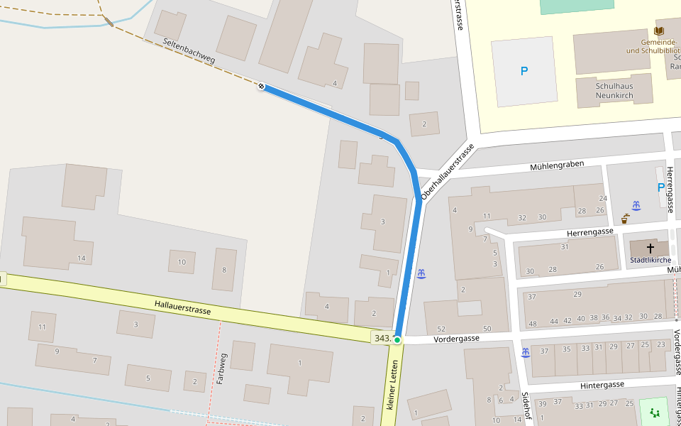 Neunkirch - Gächlingen? - fixme walking route map in Neunkirch