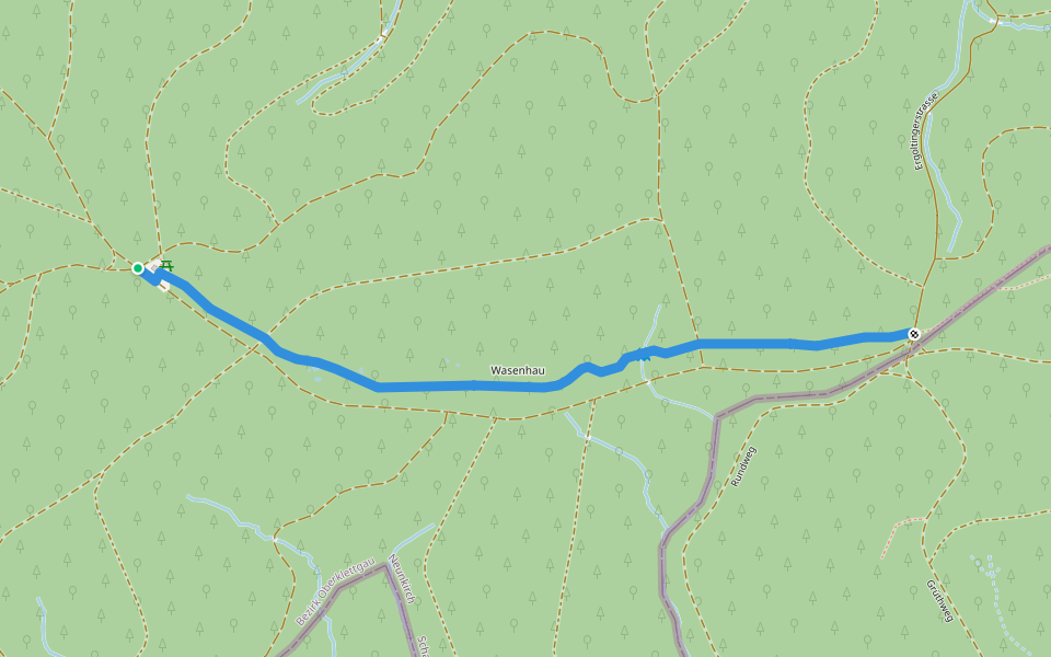 Wasenhütte - Eerlebode? - fixme walking route map in Neunkirch