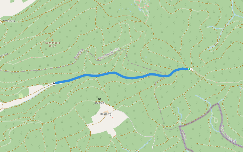 Wasenhütte - Stuel - fixme walking route map in Neunkirch