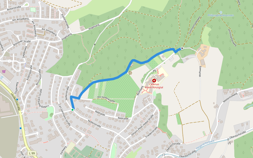 Gengenbach Nollenstraße - Wolfslache