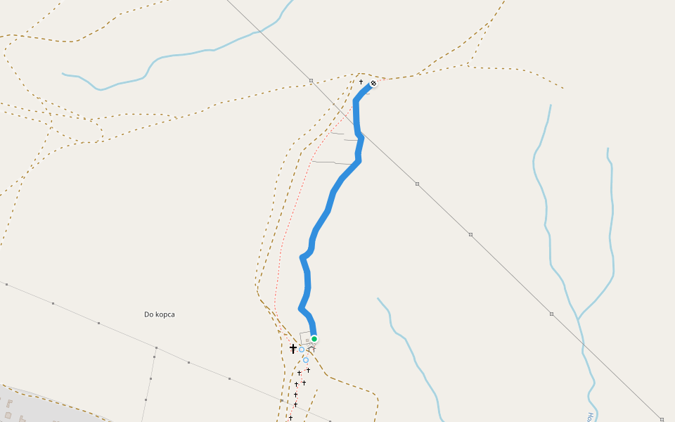 Náučný chodník Svätého Martina z Tours walking route map in Krásna Lúka